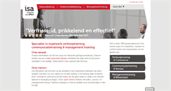 Desktop Screenshot of isatraining.nl