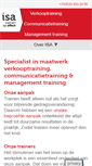 Mobile Screenshot of isatraining.nl